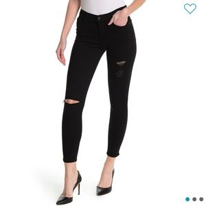 7 For All Mankind Gwenevere Black Jeans